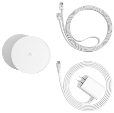 Google Wifi mesh-reititin (1 kpl, valkoinen)