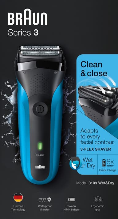 Braun Series 3 Wet&Dry parranajokone 310S
