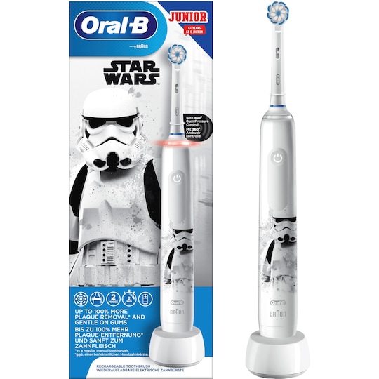 Oral-B Pro3 Junior Star Wars sähköhammasharja lapsille 396109 (valk.)
