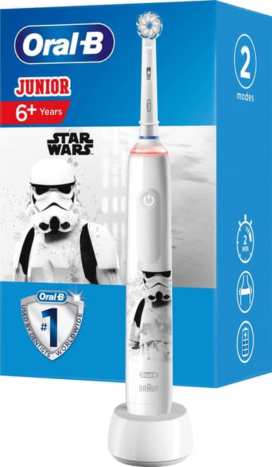 Oral-B Pro3 Junior Star Wars sähköhammasharja 396109 (valkoinen)