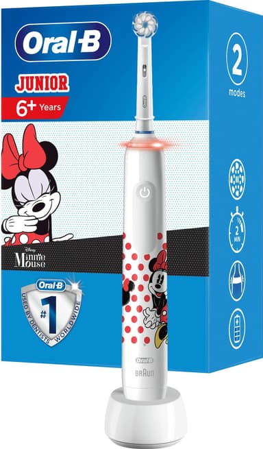 Oral-B Pro3 Junior Minnie Mouse sähköhammasharja 396123 (valkoinen)