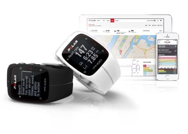 Polar M400 HR urheilukello sykevyöllä (musta)