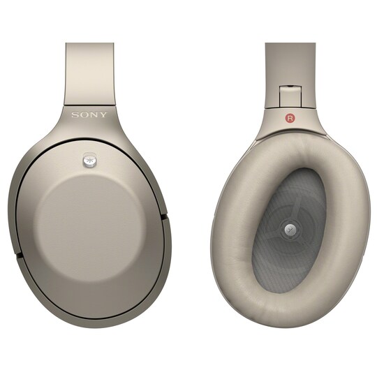 Sony MDR-1000X around-ear kuulokkeet (beige)