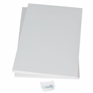Epoq hylly 50x58 2 kpl (valkoinen melamiini)