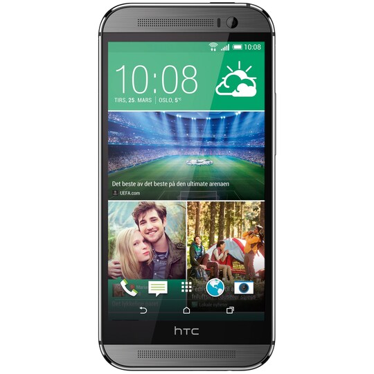 HTC One (M8) älypuhelin (harmaa)
