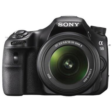 Sony SLT-A58 järjestelmäkamera + 18-55mm objektiivi