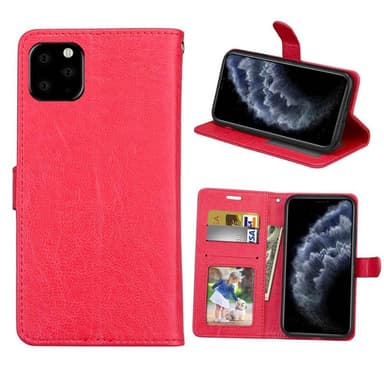 Lompakkokotelo 3-kortti Apple iPhone 11 Pro (5.8 ")  - punainen