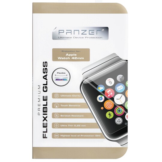 Panzer Flexible Glass Apple Watch 42 mm näytönsuoja
