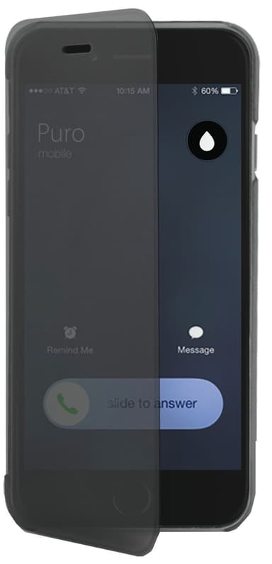 Puro Sense Booklet iPhone 6  Plus suoja (musta)