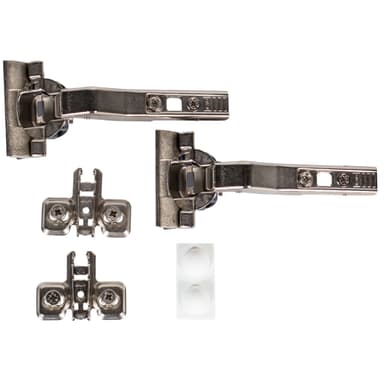 ESP - Softclose sarana seinäkulmakaapille 2 kpl (hopea)