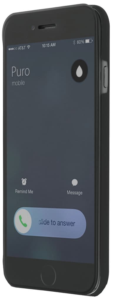 Puro Sense Booklet iPhone 6  Plus suoja (musta)
