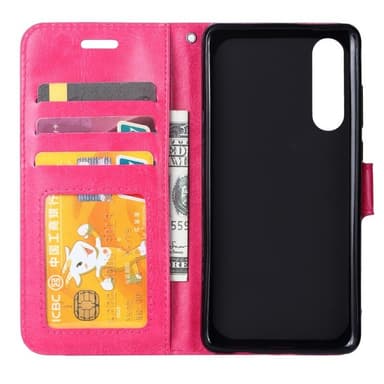 Lompakkokotelo 3-kortti Huawei P30 (ELE-L29)  - pinkki