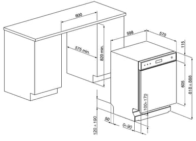 Smeg astianpesukone LSP324BQX