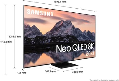 Samsung 85" QN800A 8K Neo QLED älytelevisio (2021)