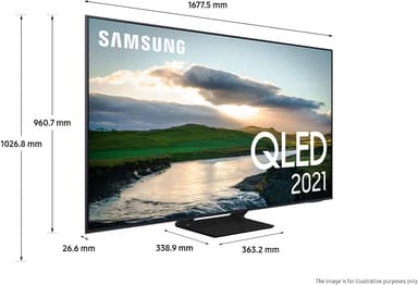Samsung 75" Q70A 4K QLED älytelevisio (2021)