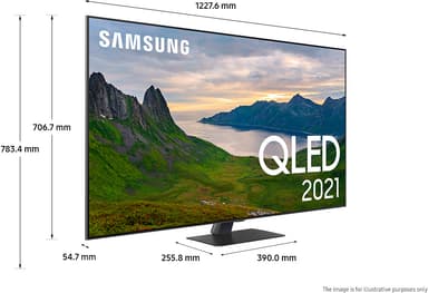 Samsung 55" Q80A 4K QLED älytelevisio (2021)