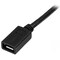 StarTech.com USBUBEXT50CM, 0,5 m, Micro-USB B, Micro-USB B, USB 2.0, 480 Mbit/s, Musta