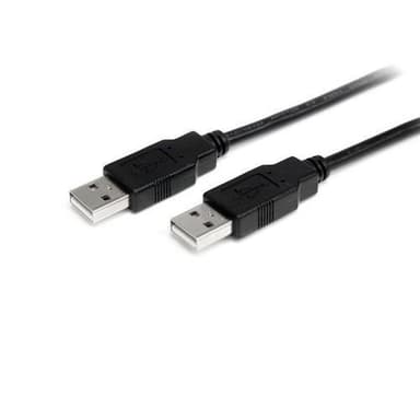 StarTech.com 1.0m USB 2.0 A-A, 2 m, USB A, USB A, USB 2.0, Uros/uros, Musta