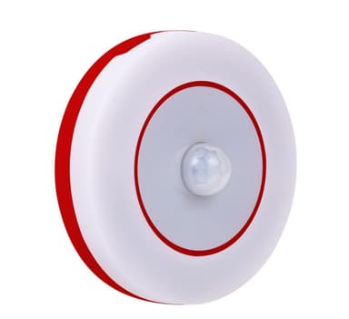 LED-lamppu PIR-liiketunnistimella Valkoinen / punainen