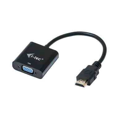 i-tec HDMI2VGAADA, 0,15 m, HDMI, VGA, Uros, Naaras, 1920 x 1080 pikseliä
