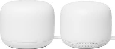 Google Nest WiFi Router + Point (reititin + wifi-verkon laajennin)