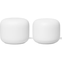 Google Nest WiFi Router + Point (reititin + wifi-verkon laajennin)