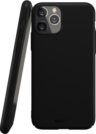 Nudient iPhone 11 Pro Max suojakuori (Stealth Black)