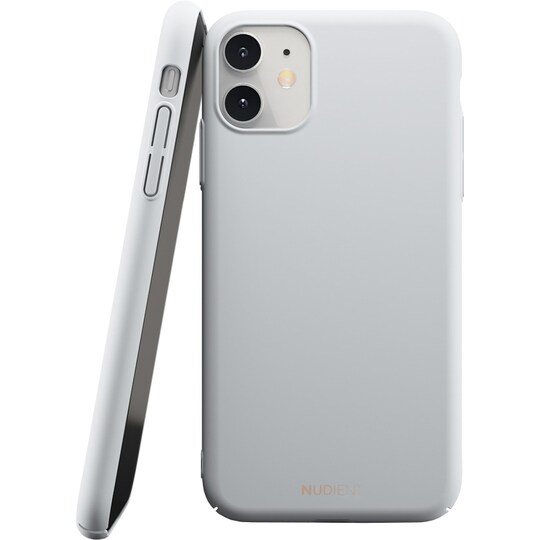 Nudient iPhone 11 suojakuori (Pearl Grey)