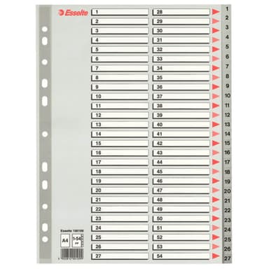E:Index PP 1-54 A4 grey