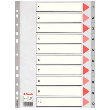 E:Indices A4 PP 1-10 grey