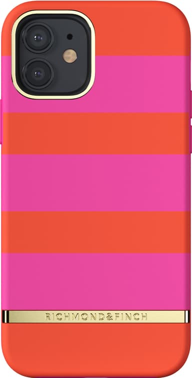 Richmond & Finch iPhone 12 Pro suojakuori (magenta raita)