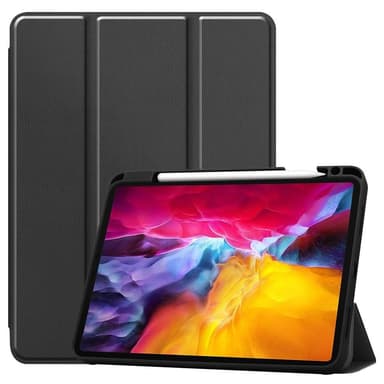 iPad Pro 11 2021 kolminkertainen jalustan tablettikotelo - musta