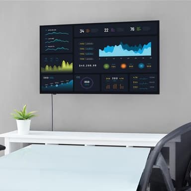 StarTech.com FLATPNLWALL, 81,3 cm (32"), 190,5 cm (75"), 75 x 75 mm, 600 x 400 mm, -15 - 15°, Musta