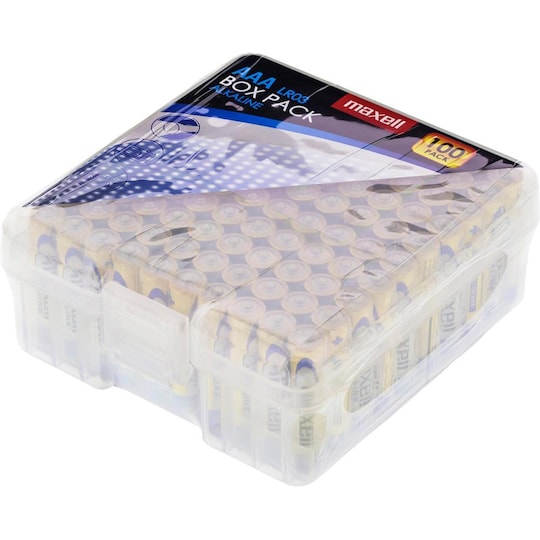 Maxell Box Pack, LR03 / AAA-paristot, alkaliparistot, 1,5 V, 100 kpl
