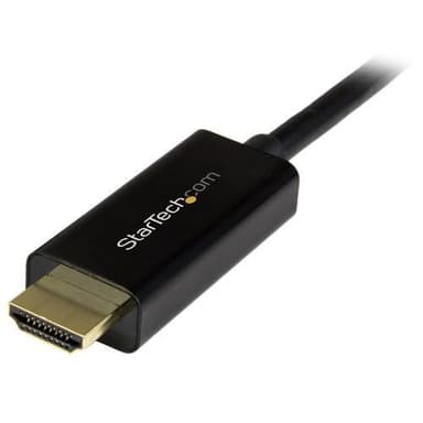 StarTech.com DP2HDMM2MB, 2 m, HDMI-tyyppi A (vakio), DisplayPort, Uros, Uros, Suora