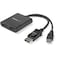 StarTech.com MSTDP122DP, DisplayPort, 2x DisplayPort, 3840 x 2160 pikseliä, Musta, Muovi, 4K Ultra HD