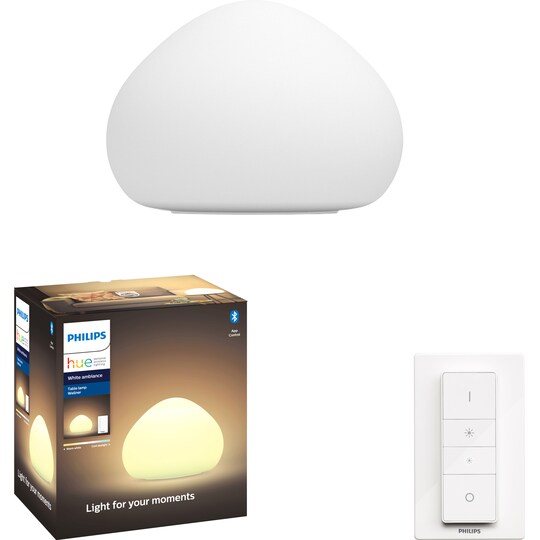 Philips Hue Wellner White Ambiance pöytävalaisin 4440156P6