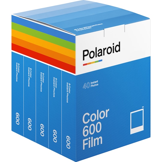 Polaroid 600 Color pikafilmi (5 pakkausta)