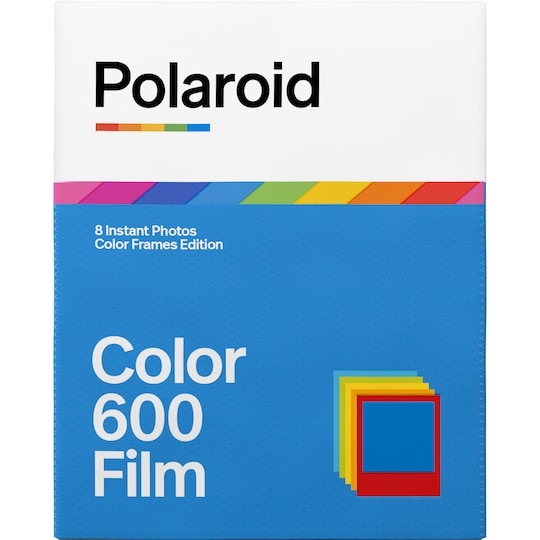 Polaroid 600 Color pikafilmi värikehyksillä