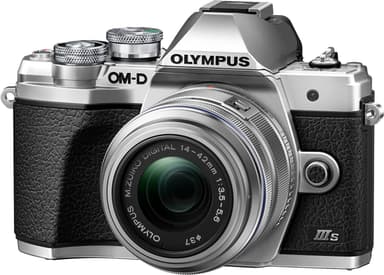 Olympus E-M10 Mark IIIS järjestelmäkamera (hopea)