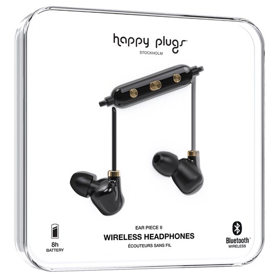 Happy Plugs Ear Piece II langattomat in-ear kuulokkeet (black gold)