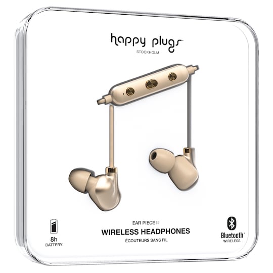 Happy Plugs Ear Piece II langattomat in-ear kuulokkeet (matte gold)