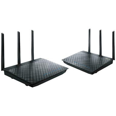 Asus RT-AC66U AiMesh Wifi Mesh-pakkaus (2 reititintä)