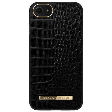 iDeal of Sweden iPhone SE/6/7/8 suojakuori (Neo Noir Croco)