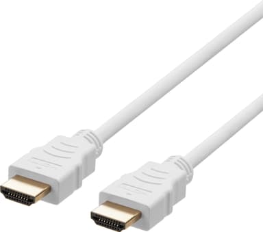 Deltaco Ultra High Speed HDMI kaapeli (2m / valkoinen)