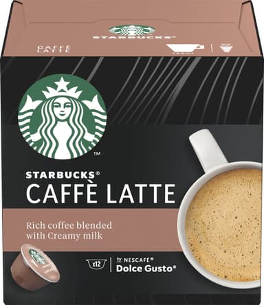 Starbucks by NESCAFÉ Dolce Gusto Caffe Latte kahvikapselit 12449229