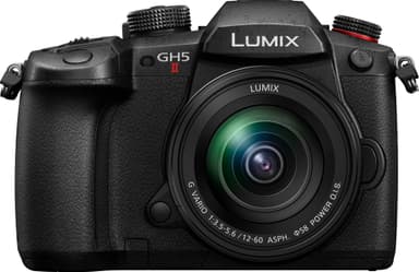 Panasonic Lumix GH5 M2 järjestelmäkamera + 12-60 mm G Vario objektiivi