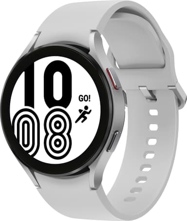 Samsung Galaxy Watch4 44mm BT älykello (hopea)