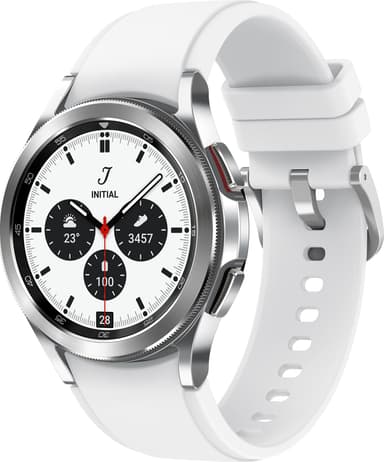 Samsung Galaxy Watch4 Classic 42mm BT älykello (hopea)