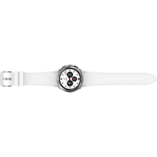 Samsung Galaxy Watch4 Classic 42mm LTE älykello (hopea)